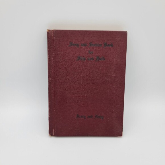 Vintage Song And Service Book For Ship And Field Army and Navy 1942 World War II - Picture 1 of 10